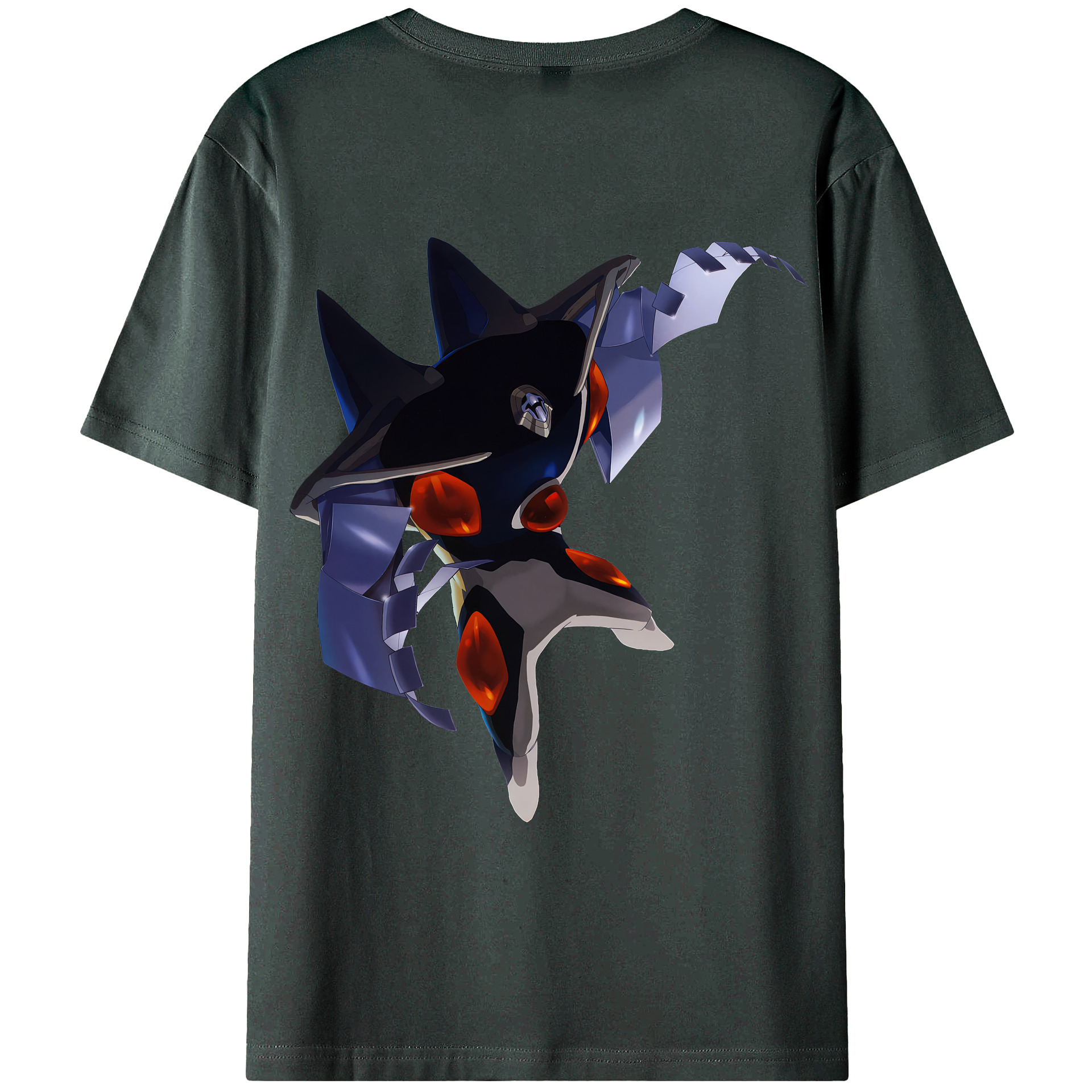 （画像用） EVA 新世紀エヴァンゲリオン 綿100％ メンズ半袖Tシャツ（バックプリント） 通気性